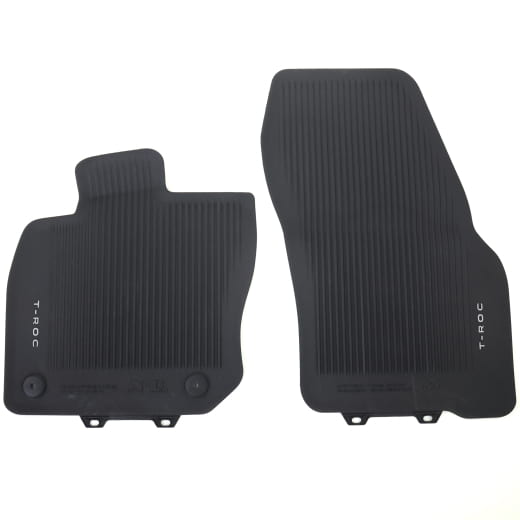 Tapis caoutchouc VW T-Roc A2 4 pièces noir Original Volkswagen | 2GV061500 82V