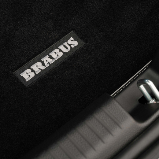 BRABUS tapis de coffre voiture velours noir Classe C Limousine W206  | 206-872-01N