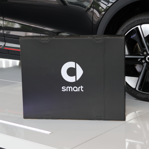 Tapis voiture en caoutchouc noir smart #1 HX11, 3 pièces | QAP8893193740