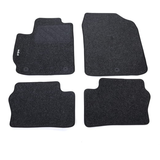 Tapis voiture Kia Picanto JA noir 4 pièces d'origine Kia | G6141ADE01