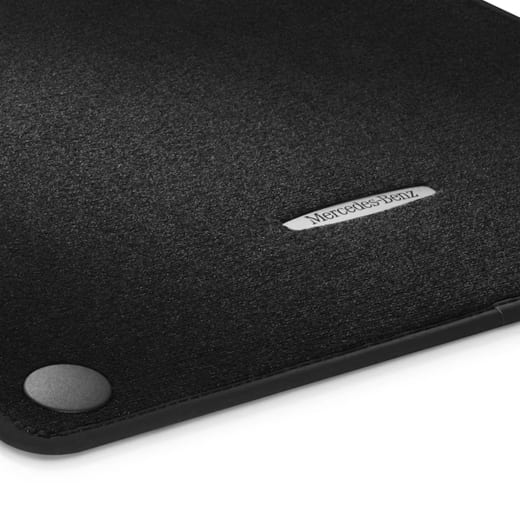 Tapis voiture velours Classic 4 pièces noir Classe S Berline W222 Mercedes-Benz d'origine | A2226806702 9F87