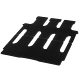 Tapis voiture velours pour habitacle, lot 2 pièces, noir, V-Klasse EQV 447, Original Mercedes-Benz