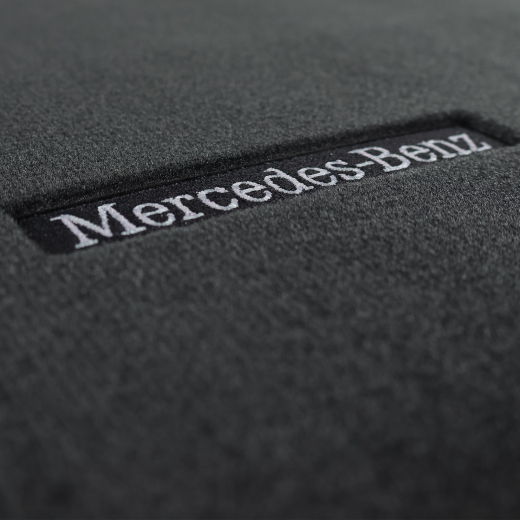 Ensemble de tapis voiture en velours GLC Coupé C254 noir, 4 pièces, Original Mercedes-Benz | A2546804104 9J74-C254