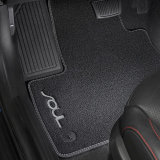 Tapis voiture velours Kia e-Soul SK3 noir 4 pièces Original Kia