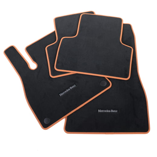 Tapis voiture velours CLA X178 marron Original Mercedes-Benz | A1786807300 8H36-X178