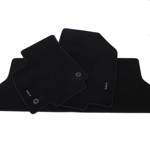 Tapis voiture velours Kia EV2 3 pièces noir | DN143ADE00E