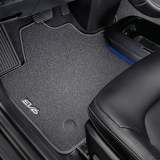 Tapis voiture velours Kia EV6 CV noir 3 pièces Original Kia | CV143ADE00