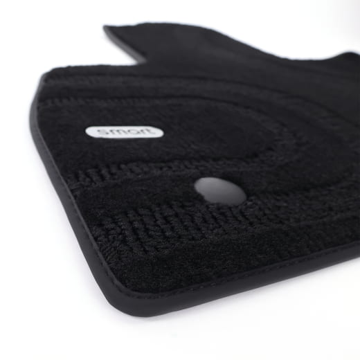 Tapis voiture velours noir smart #5 HY11 3 pièces | QAP6608152225