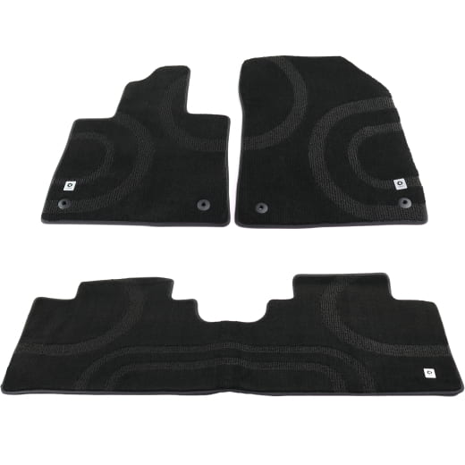 Tapis voiture velours smart #3 THREE noir original smart | QAP6608036124