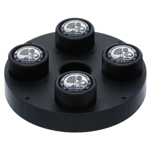 Juego original AMG de 4 tapones decorativos para válvulas, negro | B66472004