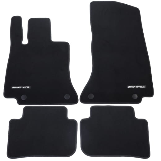 Tappetini AMG in velluto CLE C236 Coupé nero, 4 pezzi, Original Mercedes-AMG | A2366805501 9J74-C236
