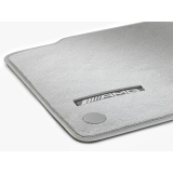 Tappetini AMG tappetini auto in velluto EQE V295 grigio neva 4 pezzi Originale Mercedes-AMG