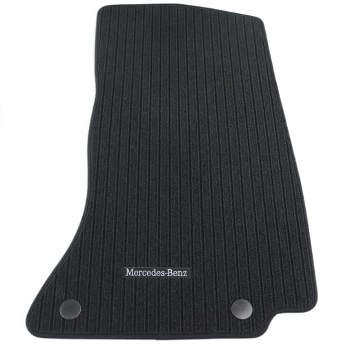 Tappetini in rips davanti neri CLE A236 C236 Original Mercedes-Benz | A2066803002 9G32-236