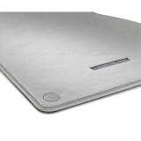 Tappetini auto in velours Classic grigio set da 4 EQS V297 Original Mercedes-Benz