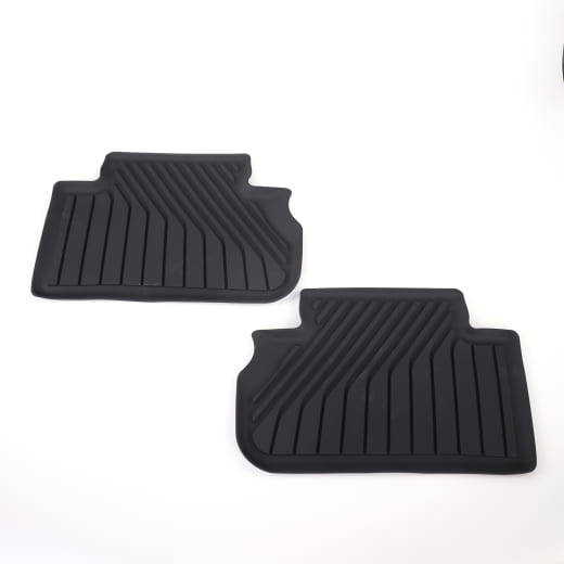 Tappetini in gomma Audi Q5 GU posteriori 2 pezzi nero | 8MA061511