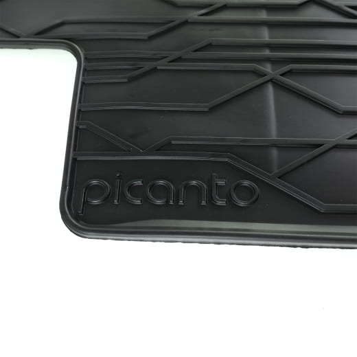 Tappetini in gomma Kia Picanto TA nero 4 pezzi Original Kia | 1Y131ADE00