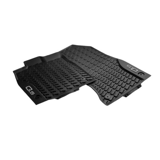 Set di tappetini in gomma, 2 pezzi anteriori, Q5 FY, originale Audi | 80B061501 041