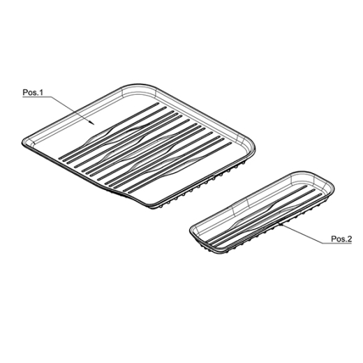 Tappetini in gomma EQS SUV X296 | A2966808506 8W57