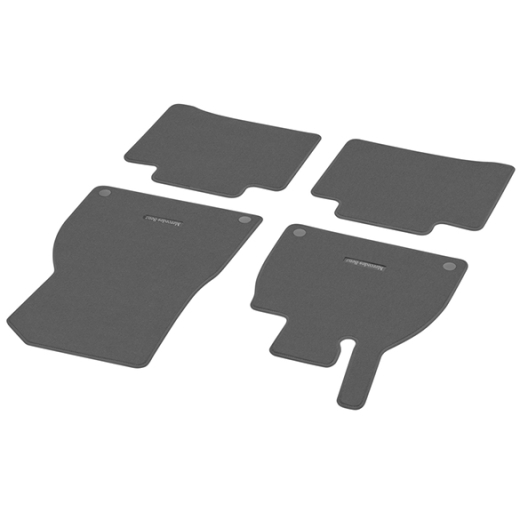 Tappetini velours Mercedes EQS grigio space | A2976800008 7R58