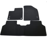 Tappetini auto in velluto Kia EV4 Fastback 4 pezzi nero