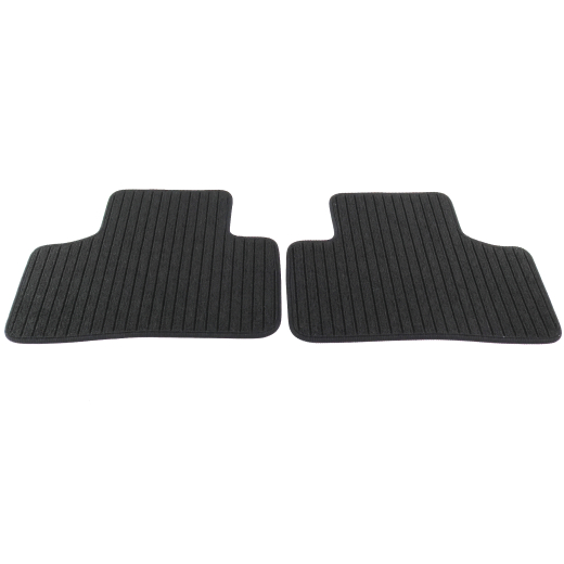 Tappetini in rips GLC X254 nero posteriori 2 pezzi | A2546805504 9G32