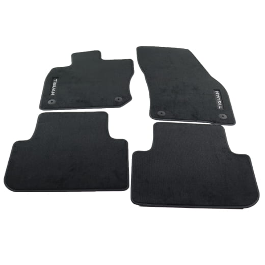 Tappetini auto in velluto VW Tiguan 3 CT1 nero Original Volkswagen | 571061270 WGK