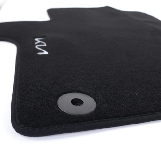 Tappetino auto in velours Kia PV5 anteriore nero | SW143ADE001E