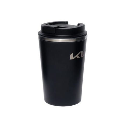 Taza 0,35l acero inoxidable negro Original Kia | 66951ADE4601