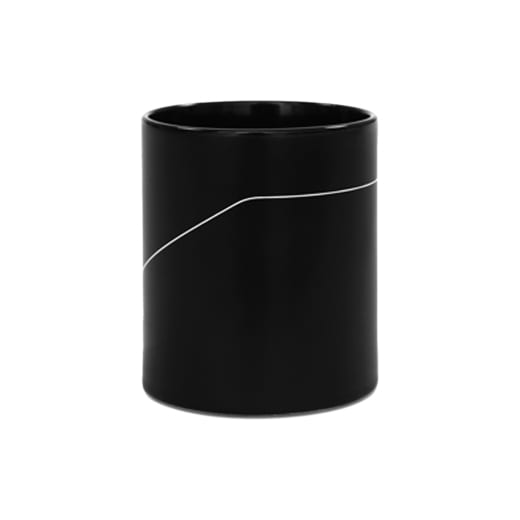 Tazza tazza da caffè tazza in ceramica 0,36 l nero originale Kia | KIA10409