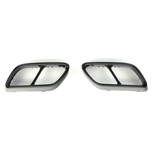 Inserti decorativi scarico Black Style VW Golf 8 VIII Original Volkswagen | Golf8-Auspuff-Zierblende