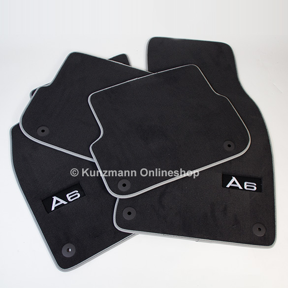 Premium floor mats  original Audi A6 (C6) Genuine with A6