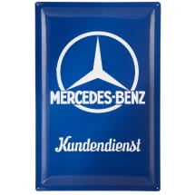 Blechschild Vintage Kundendienst 40x60cm Original Mercedes-Benz | B66057493