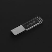 USB-Stick 8GB Transparent mit Lichteffekt Original KIA | KIA10347
