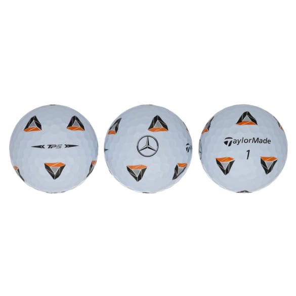 TaylorMade Golf Balls TP5 PIX Set of 3 white Genuine Mercedes-Benz Collection