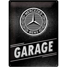 Tin sign Sheet metal sign Vintage Garage 30x40cm Genuine Mercedes-Benz | B66057966