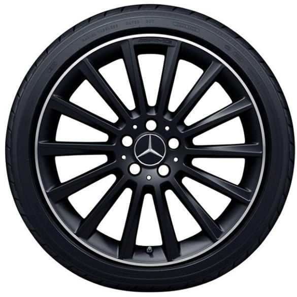 AMG summer wheels 19 inch Mercedes-Benz C-Class 205 multi-spokes | A2054015400/66007X71-Continental