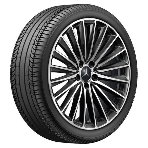 AMG summer wheels 19 inch C-Class 206 black complete wheel set Genuine Mercedes-Benz