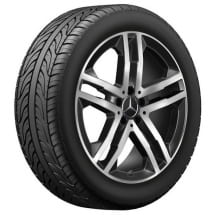 Summer wheels complete wheel set 19 inch Genuine Mercedes-Benz | Q440671110030-Continental