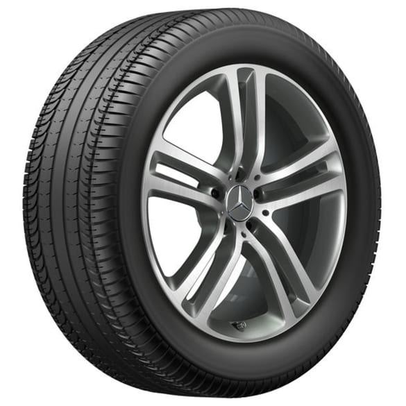 Summer wheels 20 inch GLE V167 himalaya grey complete wheel set Genuine Mercedes-Benz 