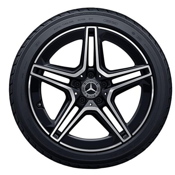 AMG summer wheels 18 inch B-Class W247 black complete wheel set Genuine Mercedes-Benz