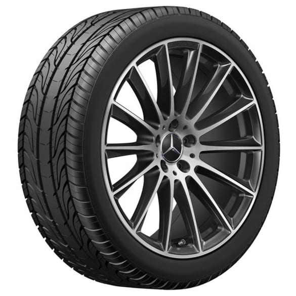 AMG summer wheels 20 inch S-Class W223 black complete wheel set Genuine Mercedes-Benz