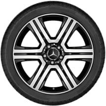 Summer wheels 19 inch GLC X253 black complete wheel set Genuine Mercedes-Benz | Q440021710850-GLC-X253