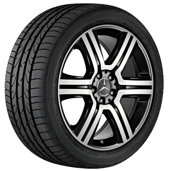 Summer wheels 19 inch GLC X253 black complete wheel set Genuine Mercedes-Benz | Q440021710850-GLC-X253