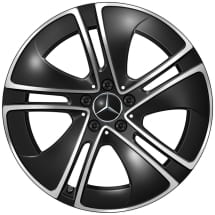 19 inch summer wheels CLE C236 A236 black genuine Mercedes-Benz | Q440241410310/320