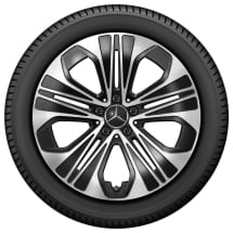 19 inch summer wheels E-Class W214 S214 black genuine Mercedes-Benz | Q44024111028A/29A