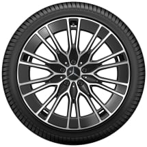 20 inch summer wheels E-Class W214 S214 black genuine Mercedes-Benz | Q440241110330/340