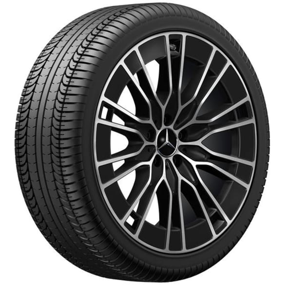 20 inch summer wheels E-Class W214 S214 black 10-double-spokes genuine Mercedes-Benz Continental