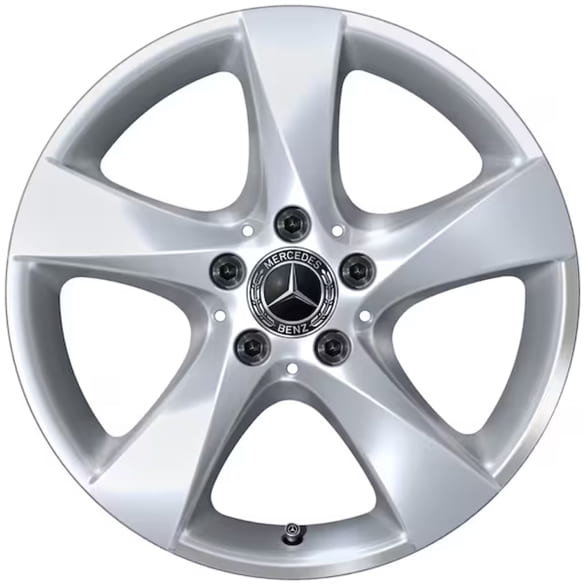 Summer wheels 17 inch V-Class W447 Vito W447 silver complete wheels set Genuine Mercedes-Benz | Q440291110310-B