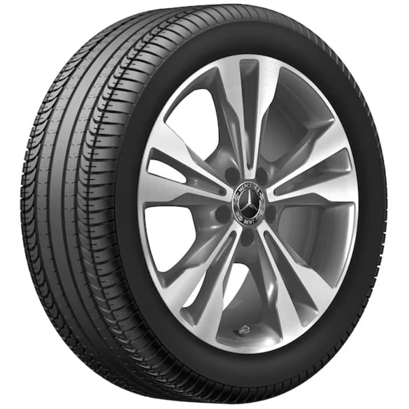 Summer wheels 18 inch V-Class W447 Vito W447 black complete wheels set Genuine Mercedes-Benz | Q44029141023A
