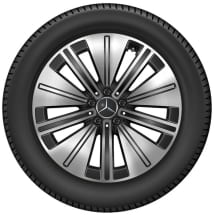 19 inch summer wheels EQS sedan V297 black genuine Mercedes-Benz | Q440641110280-Set